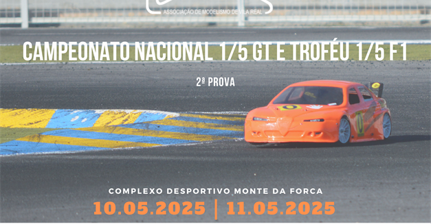 2ª PROVA DO CAMPEONATO NACIONAL 1/5 TC e Troféu Nacional F1